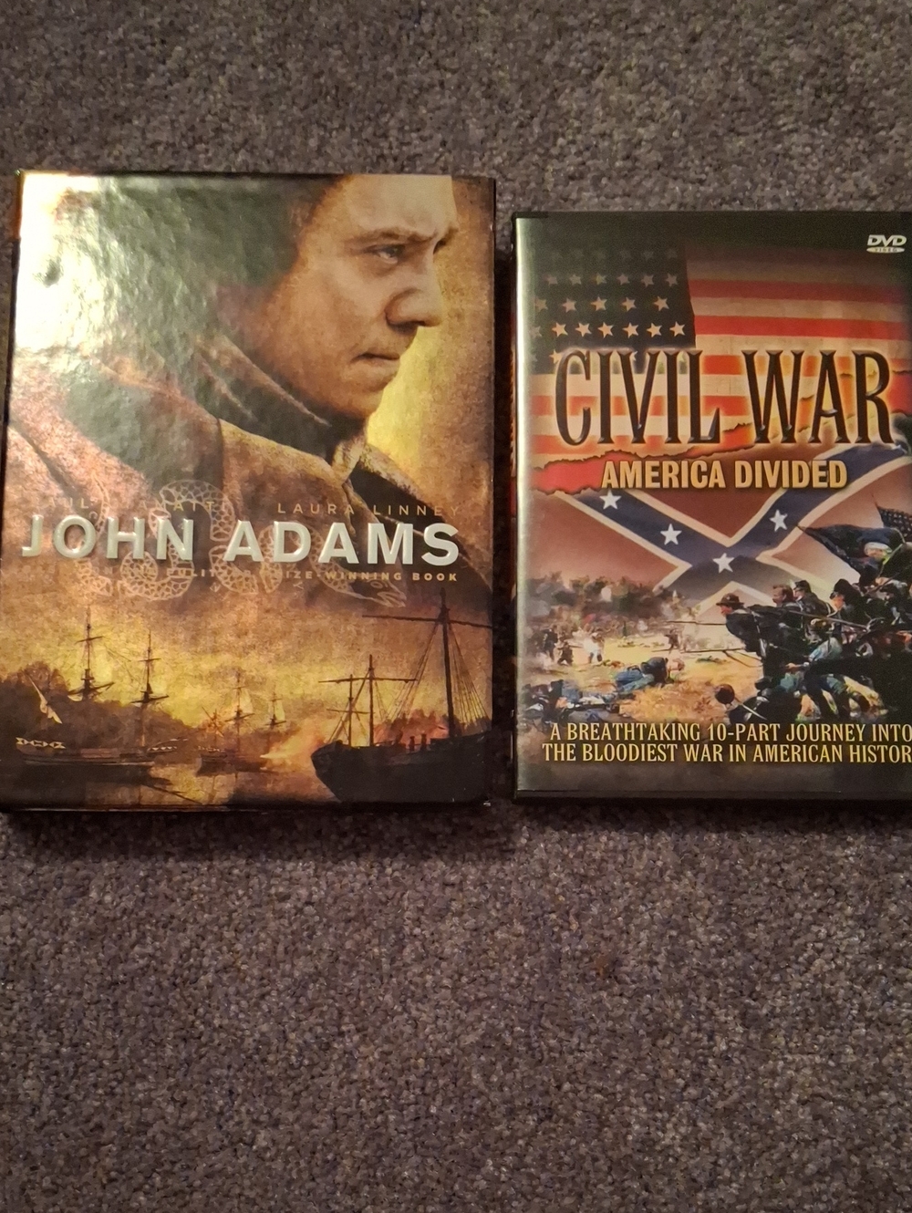 John Adams DVD Set & Civil War DVD Set